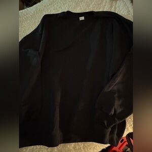 Hanes EcoSmart Black Crewneck (Big & Tall)